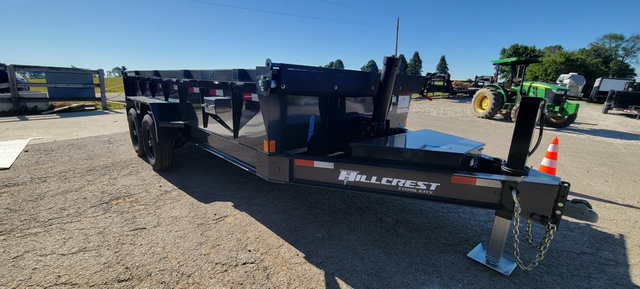 2026 HILLCREST TRAILERS 7X16 Telescopic Dump Hydro Jack 14K GVW (4407) in Frankfort, OH