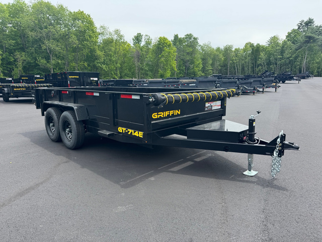 2026 GRIFFIN 7X14 Powder Coated 14K Econo Dump Trailer W/Tarp K in Loudon, NH