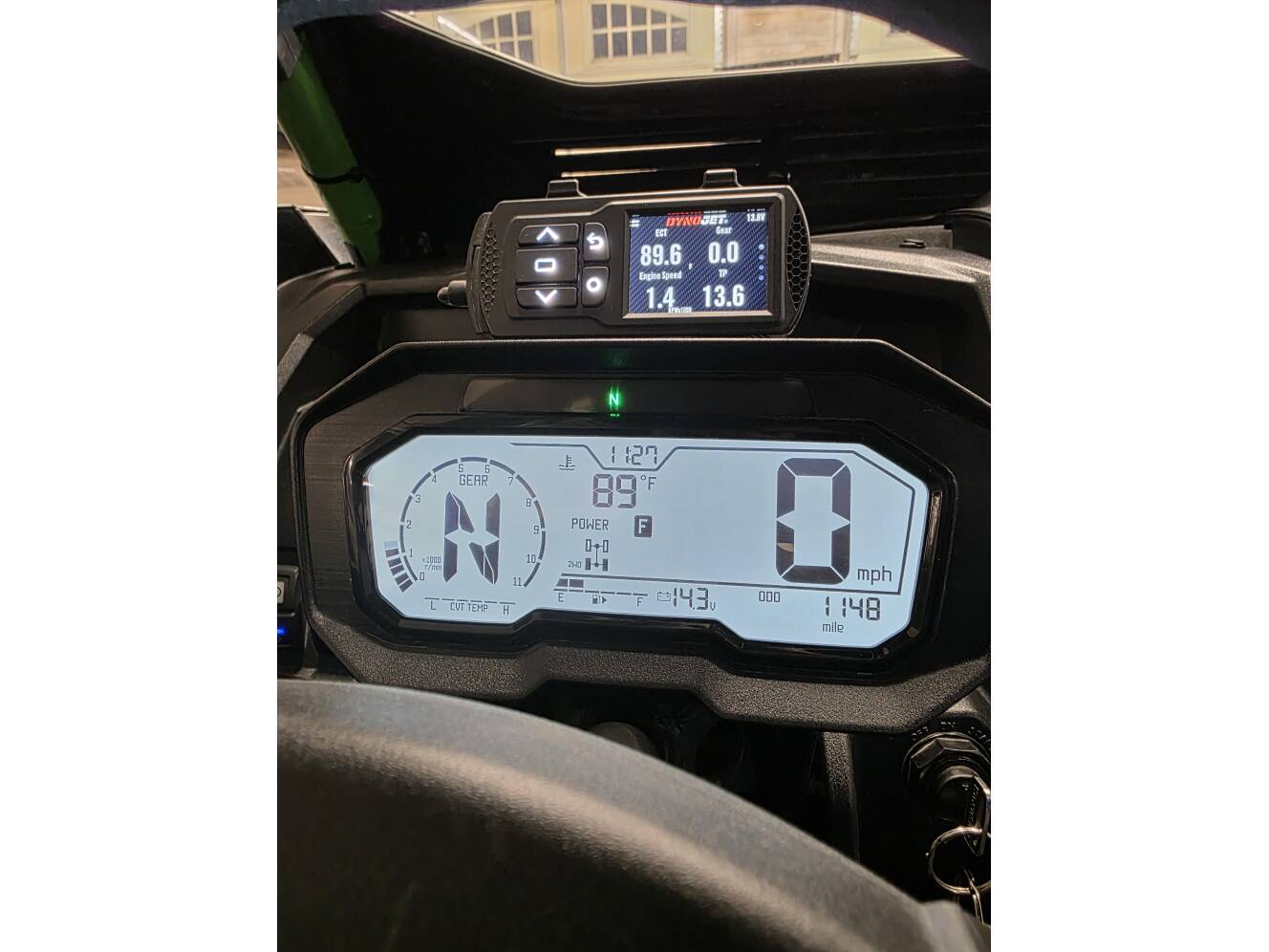 A photo of this 2023 Kawasaki TERYX KRX4 1000 SE