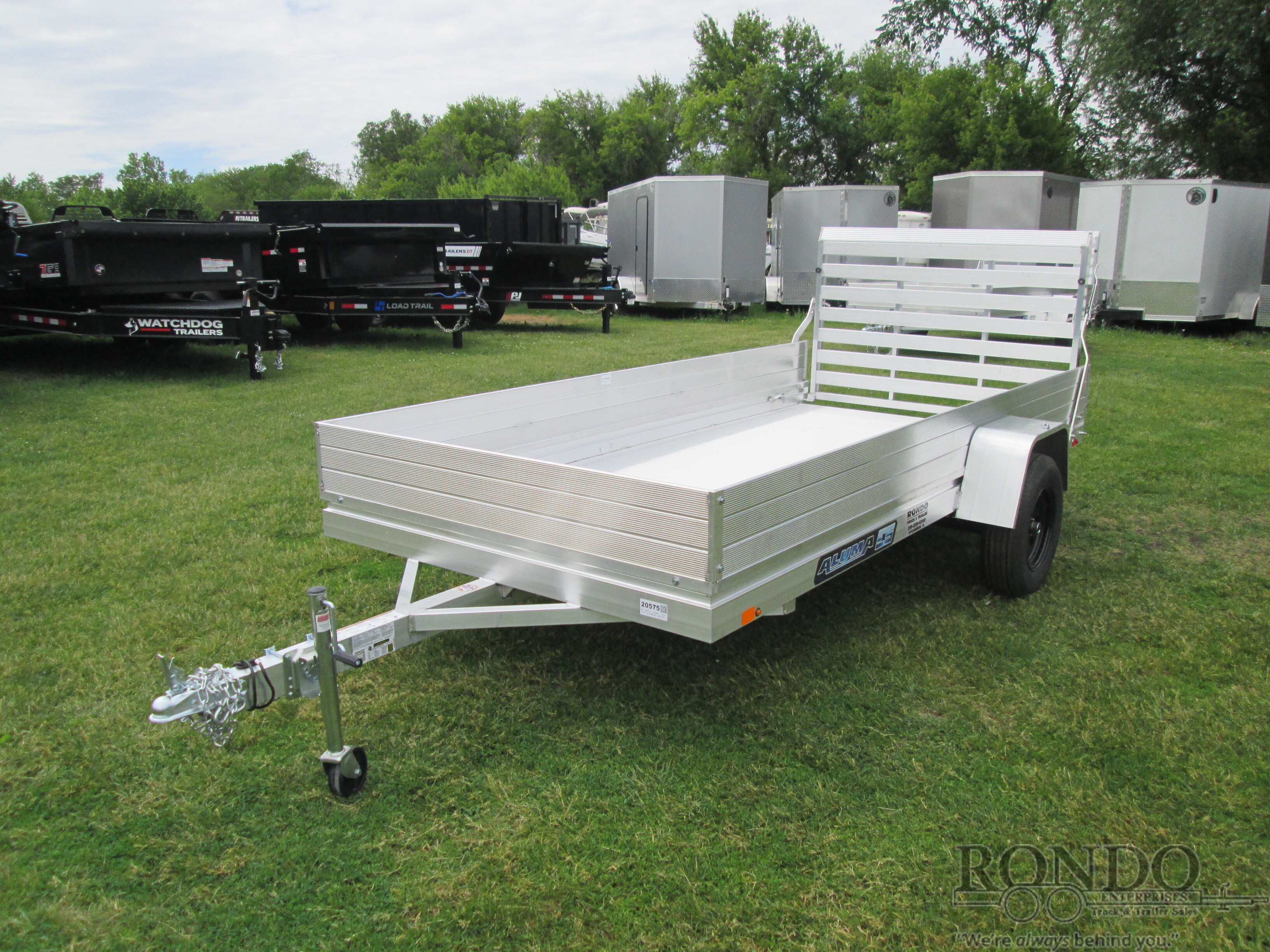 2027 ALUMA Aluminum Single Axle Utility 6812H-ESA-S-TG in Sycamore, IL