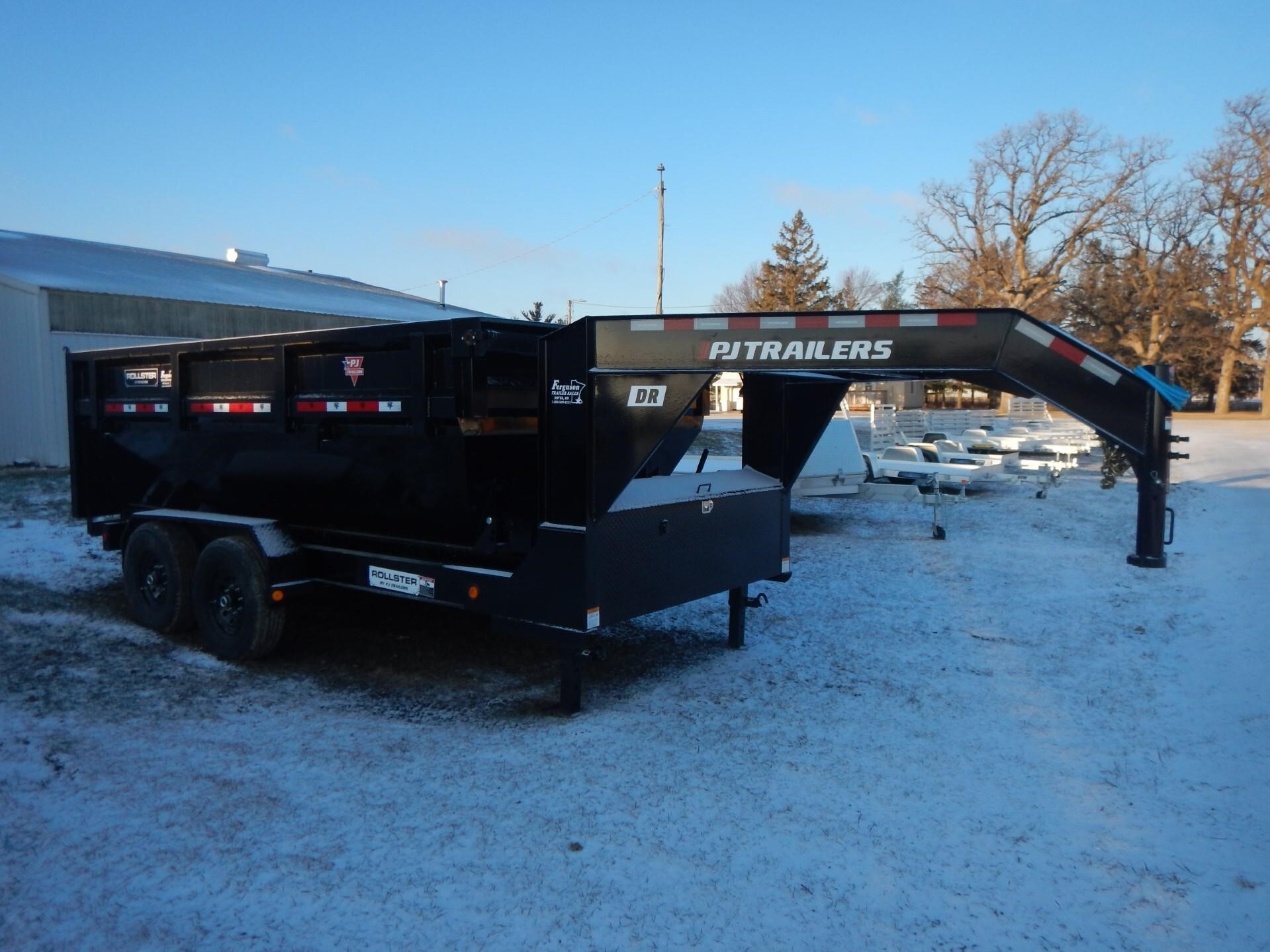2024 PJ 14' GOOSENECK ROLL OFF DUMP in Dover, MN