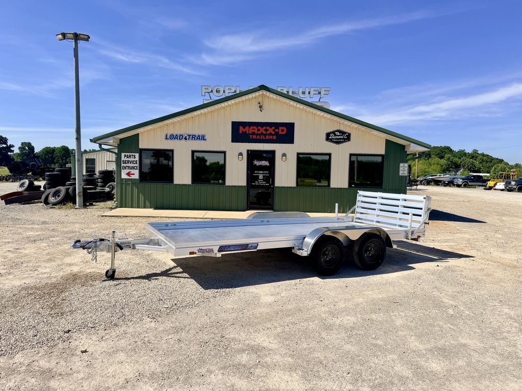 2027 ALUMA 7816ESA-TA-EL-BT 78" x 16' Tandem Axle Aluminum Utility in Poplar Bluff, MO