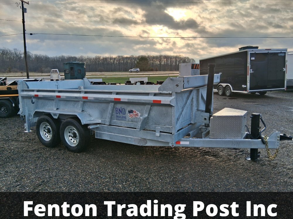 2026 BND GAL7X14 DUMP 15K - 7x14 Galvanized in Fenton, MI
