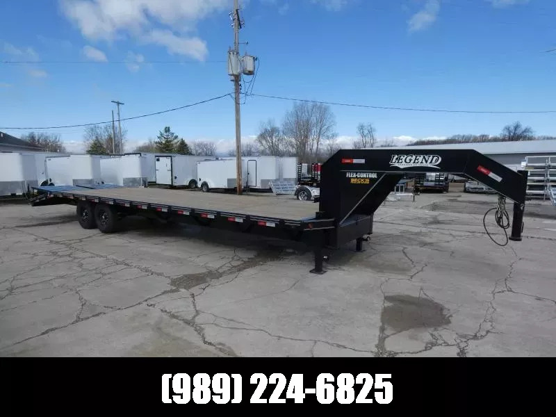 2026 Legend Trailers of Texas 102" x 30' Gooseneck Equipment Trailer For Sale - Flexi in Saint Johns, MI