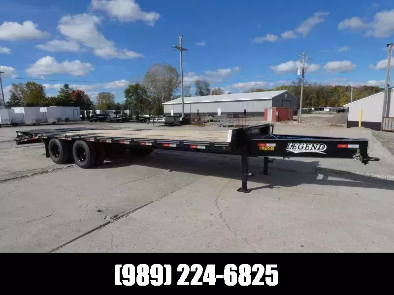 2026 Legend Trailers of Texas 102" x 25' Deckover Equipment Trailer - High Tensile St in Saint Johns, MI