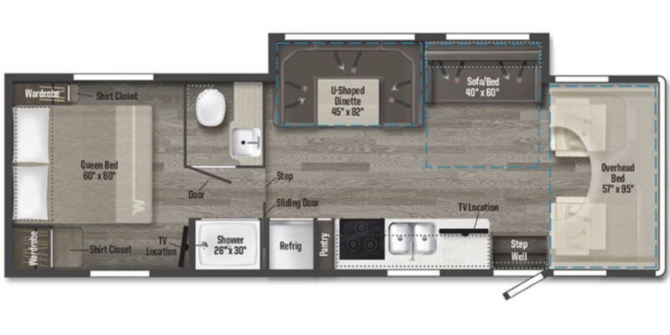 A photo of this 2026 Winnebago Minnie Winnie 31K