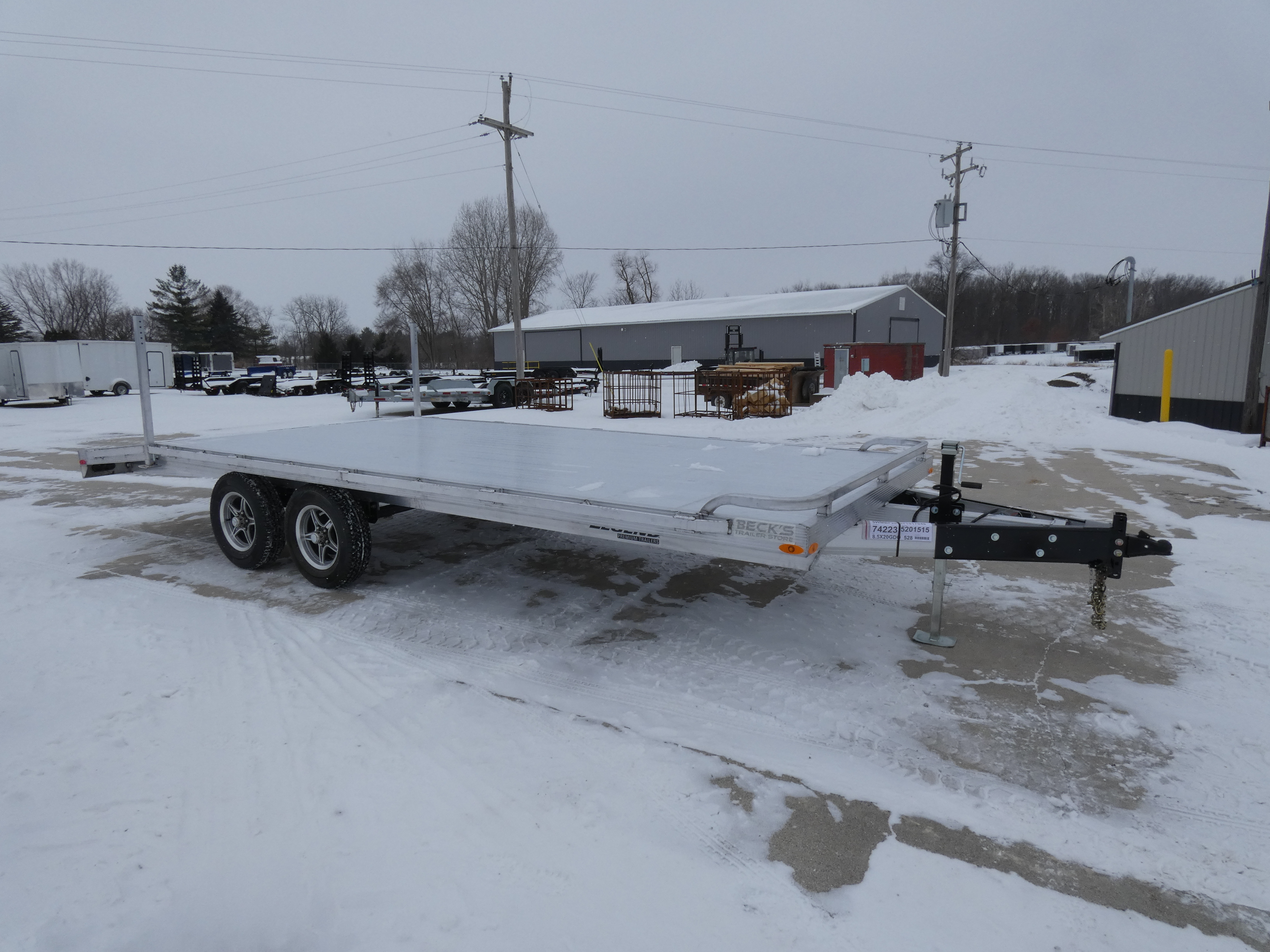 2026 Legend Trailers 8.5' x 20' Aluminum Deckover Equipment Trailer for Sale in Saint Johns, MI
