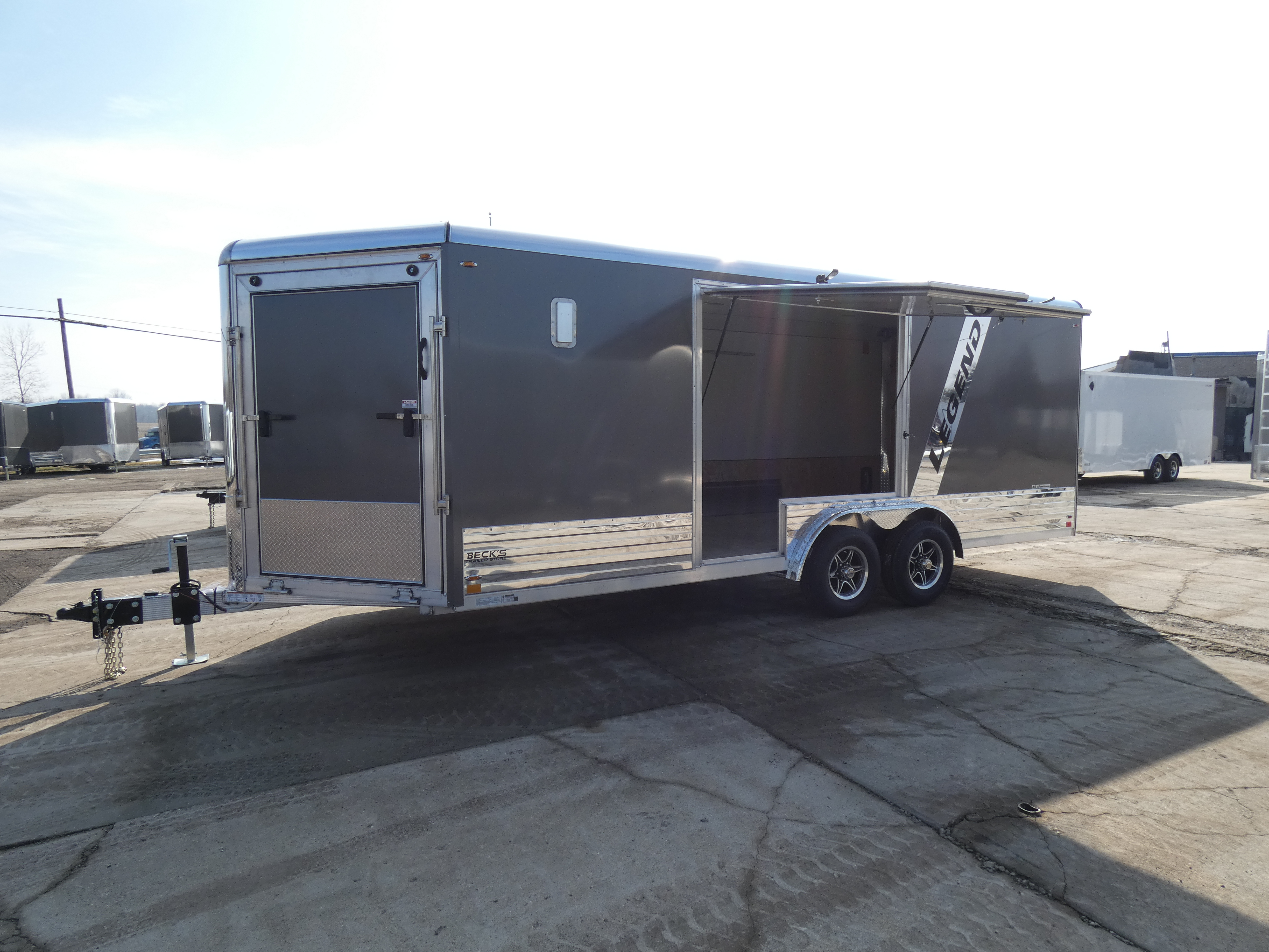LEGEND Deluxe Snow 8' x 24' Snowmobile / All Sport Trailer - 5 in Saint Johns, MI