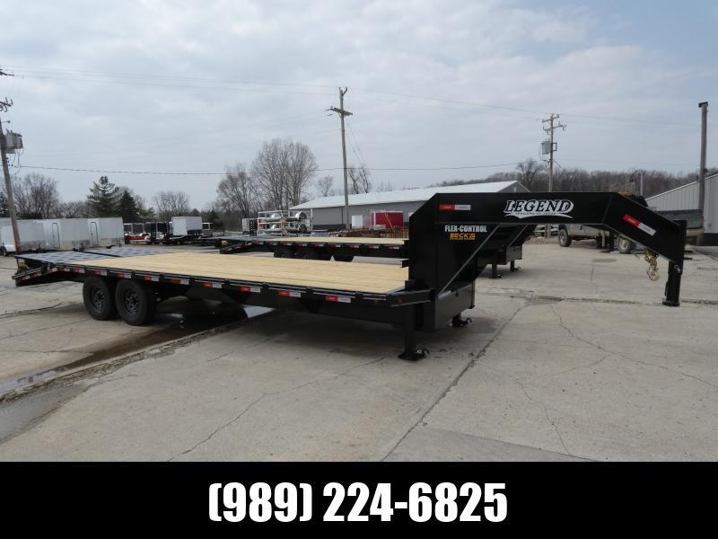 Legend Trailers of Texas 102" x 25' Gooseneck Equipment Trailer For Sale - 8K Ax in Saint Johns, MI