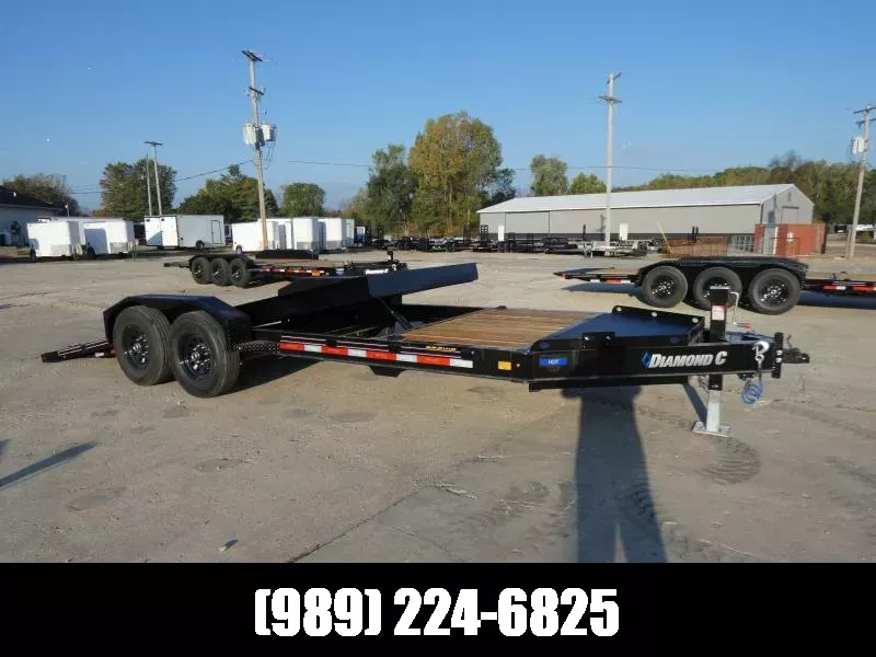 Diamond C Trailers HDT 7' x 20' Tilt Deck Equipment Trailer - Flexible Per in Saint Johns, MI