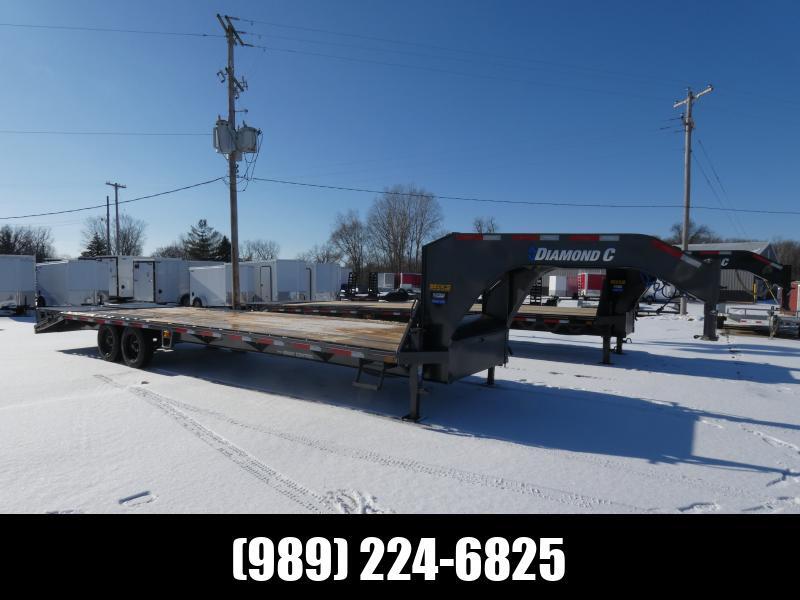 Diamond C Trailers 102" x 30' Gooseneck Equipment Trailer For Sale - 8K Ax in Saint Johns, MI
