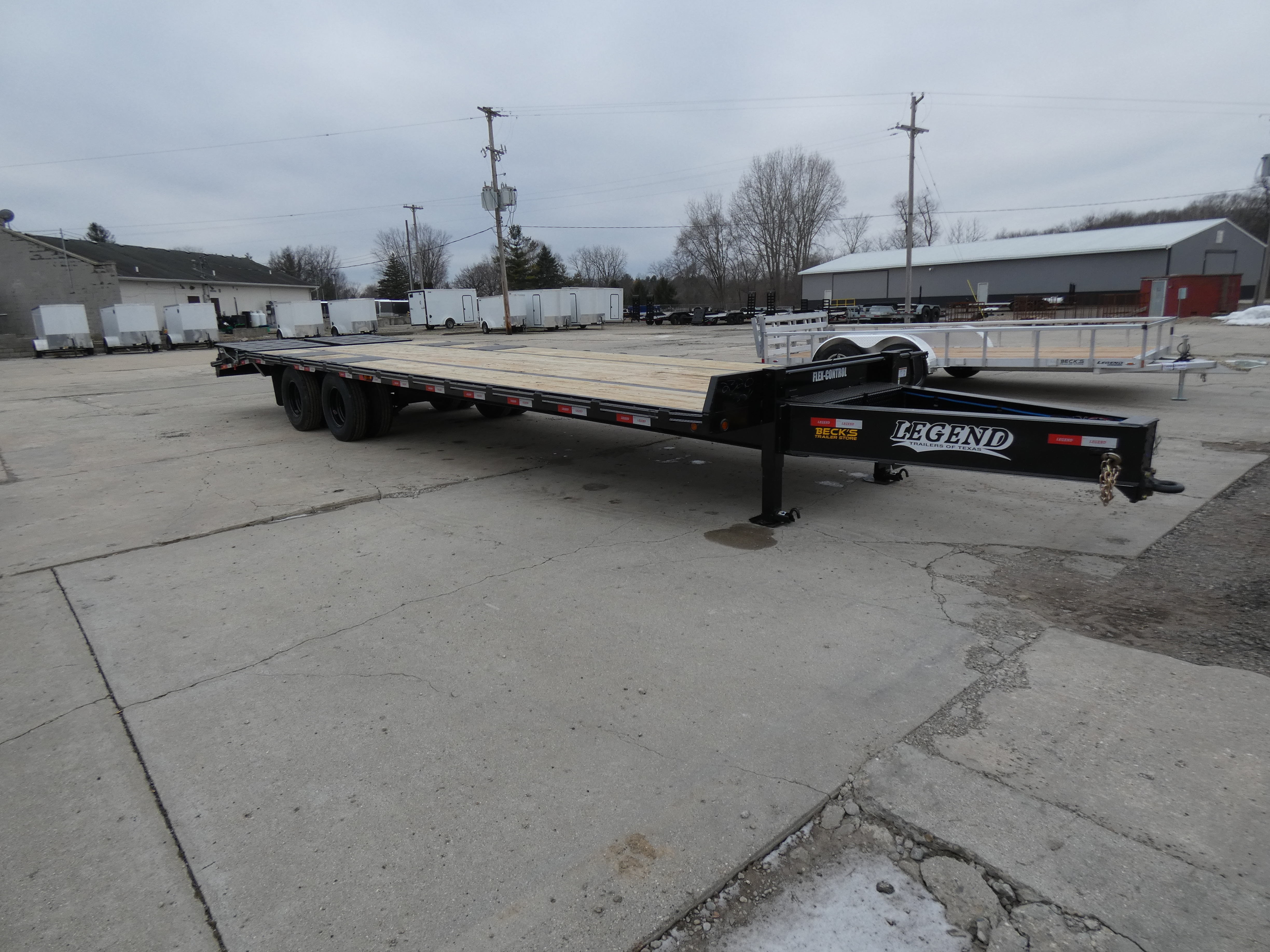 2026 Legend Trailers of Texas 102" x 30 Deckover Equipment Trailer For Sale - High Te in Saint Johns, MI