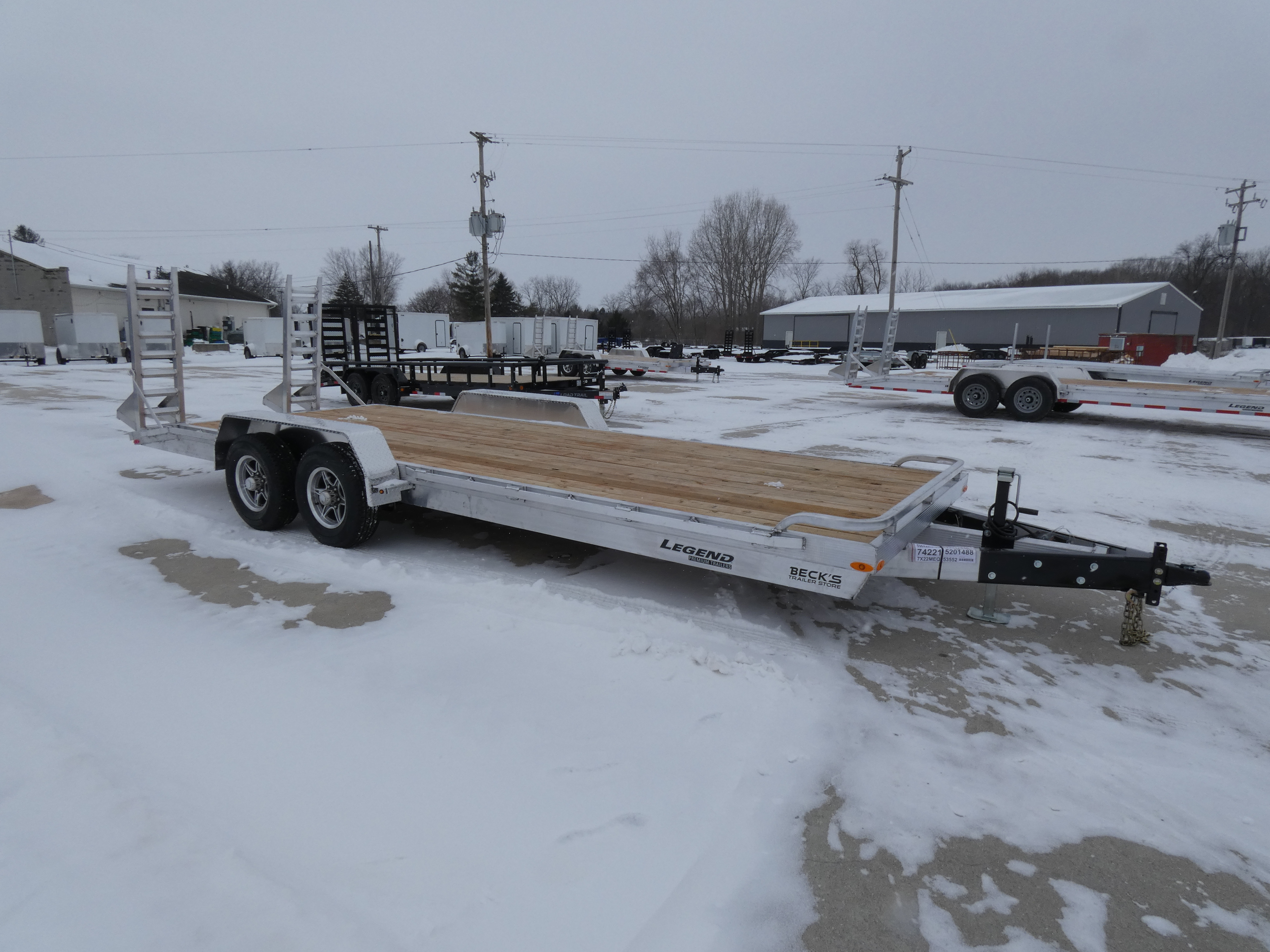 2026 Legend Trailers Medium Duty 7' x 22' Aluminum Equipment Hauler For Sale in Saint Johns, MI