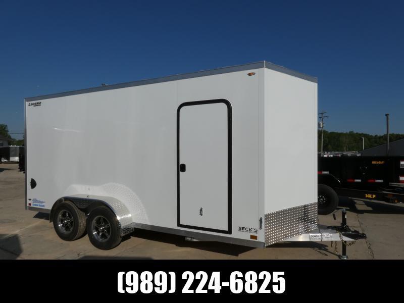 Legend Trailers 7' x 18' Aluminum Enclosed Cargo Trailer for Sale - Fle in Saint Johns, MI