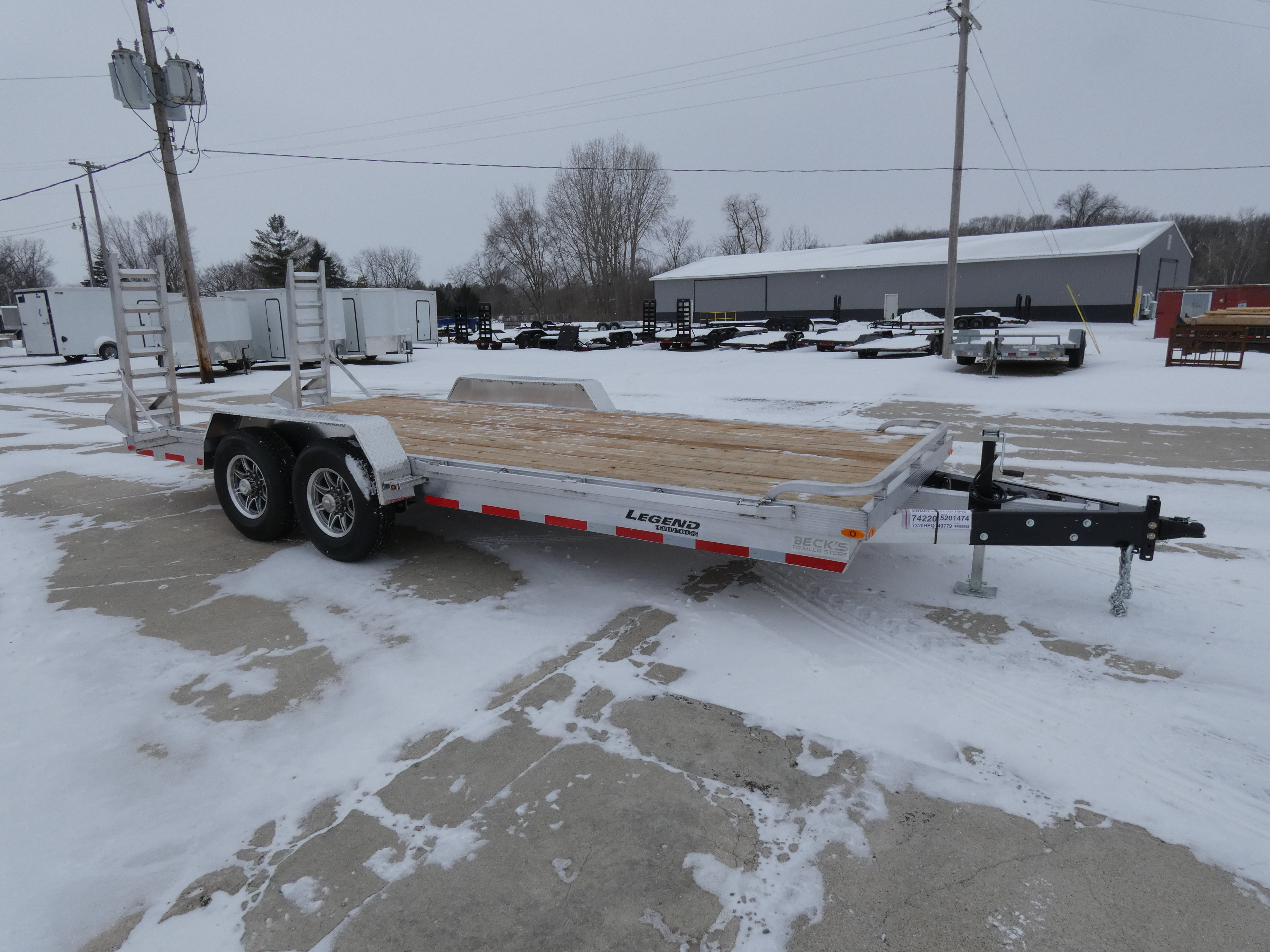 2026 Legend Trailers Heavy Duty Equipment Hauler 7' x 20' - 7K Torsion Axles in Saint Johns, MI