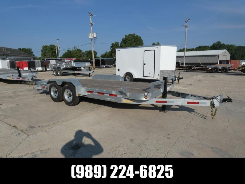 TRUE NORTH TRAILERS 7' x 18' Galvanized Equipment Trailer - Corrosion Resis in Saint Johns, MI