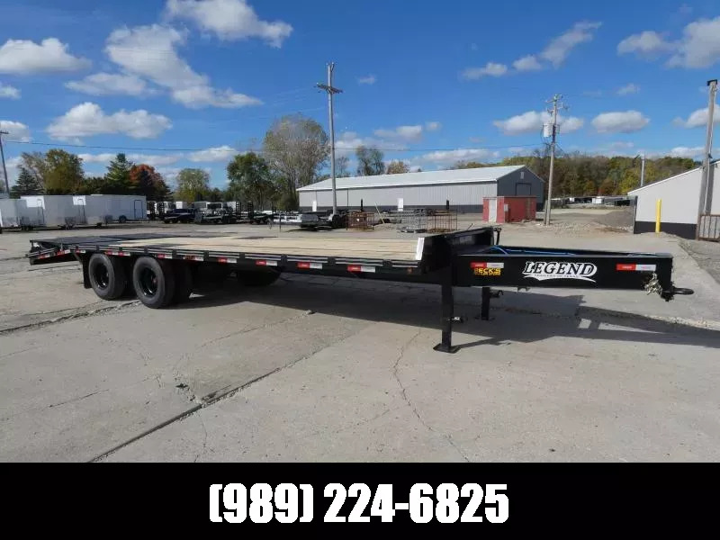 Legend Trailers of Texas 102" x 25' Deckover Equipment Trailer For Sale - 12K Ax in Saint Johns, MI