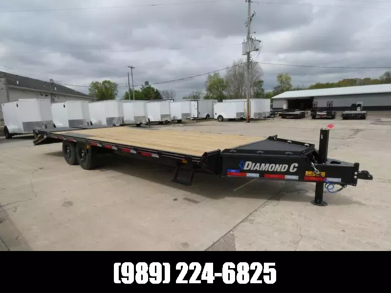 Diamond C Trailers 102" x 24' Deckover Equipment Trailer - Flexible Financ in Saint Johns, MI