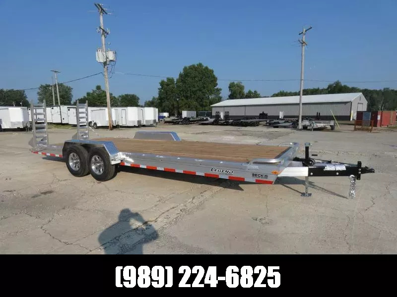 2026 Legend Trailers Heavy Duty 7' x 24' Aluminum Equipment Hauler - 14,000# in Saint Johns, MI