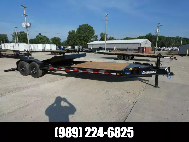 Diamond C Trailers HDT 7' x 24' Tilt Deck Equipment Trailer - Flexible Per in Saint Johns, MI