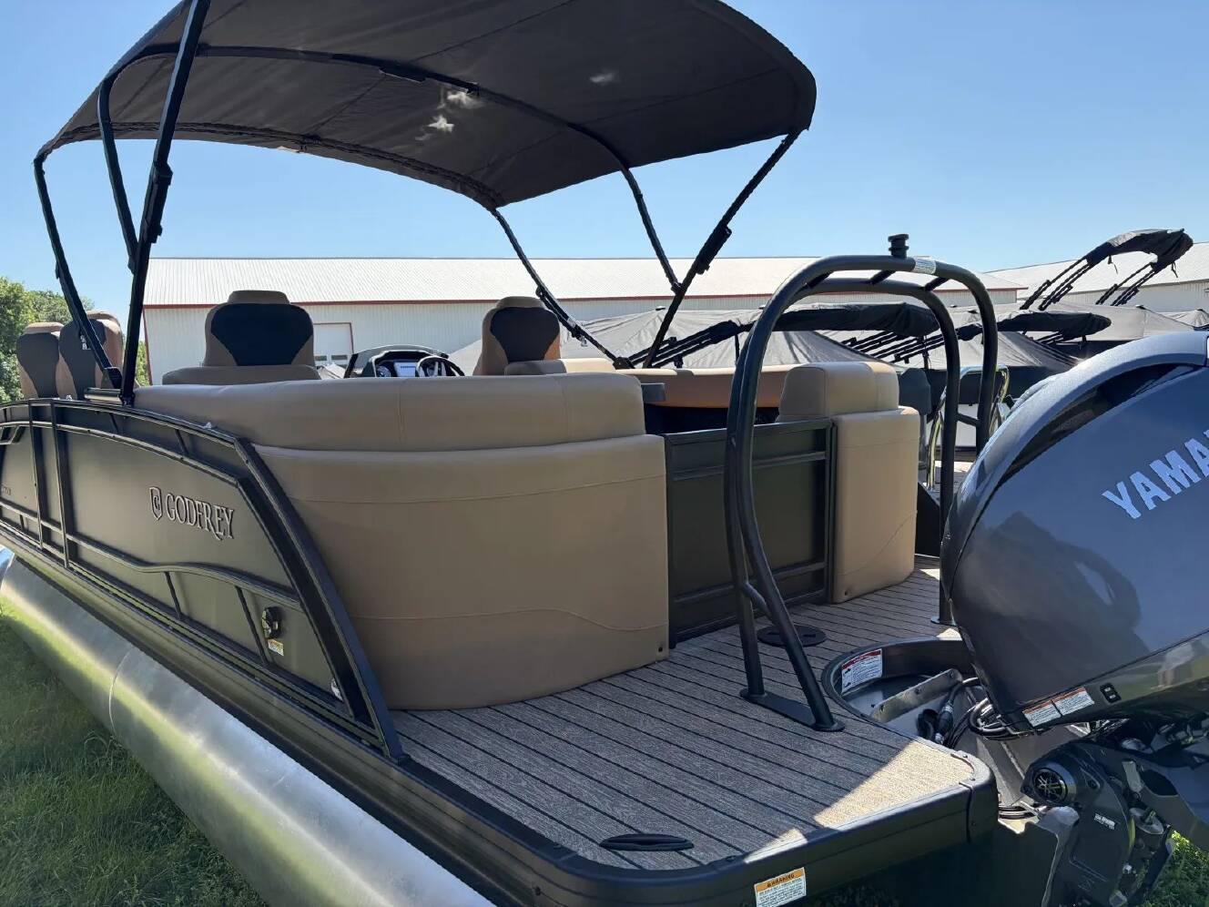 A photo of this 2027 Godfrey MONACO 235 SBC 150HP BUNK TRAILER