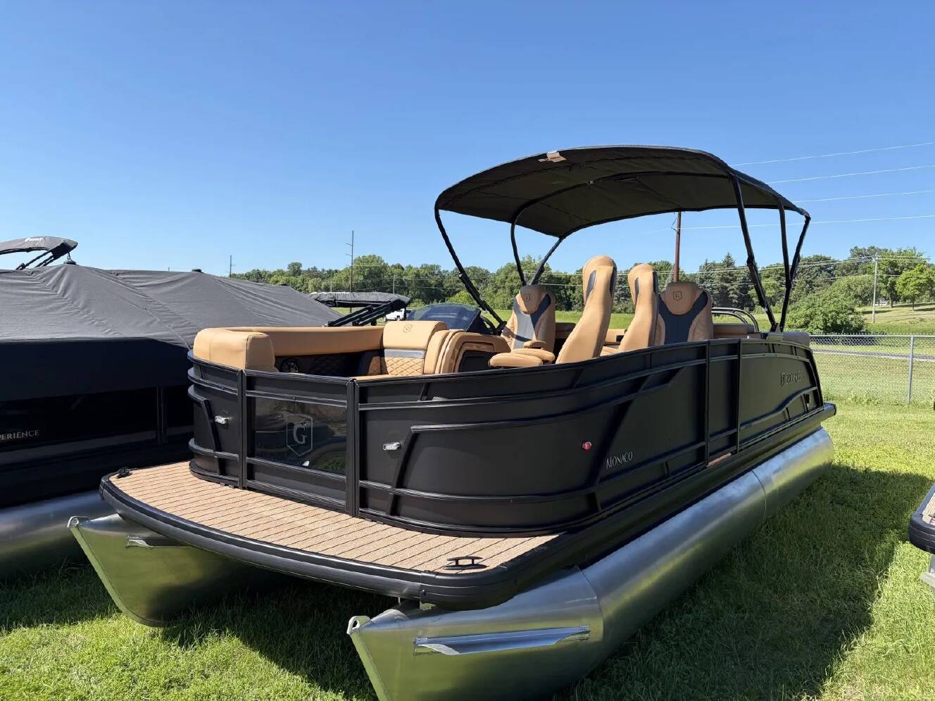 A photo of this 2027 Godfrey MONACO 235 SBC 150HP BUNK TRAILER