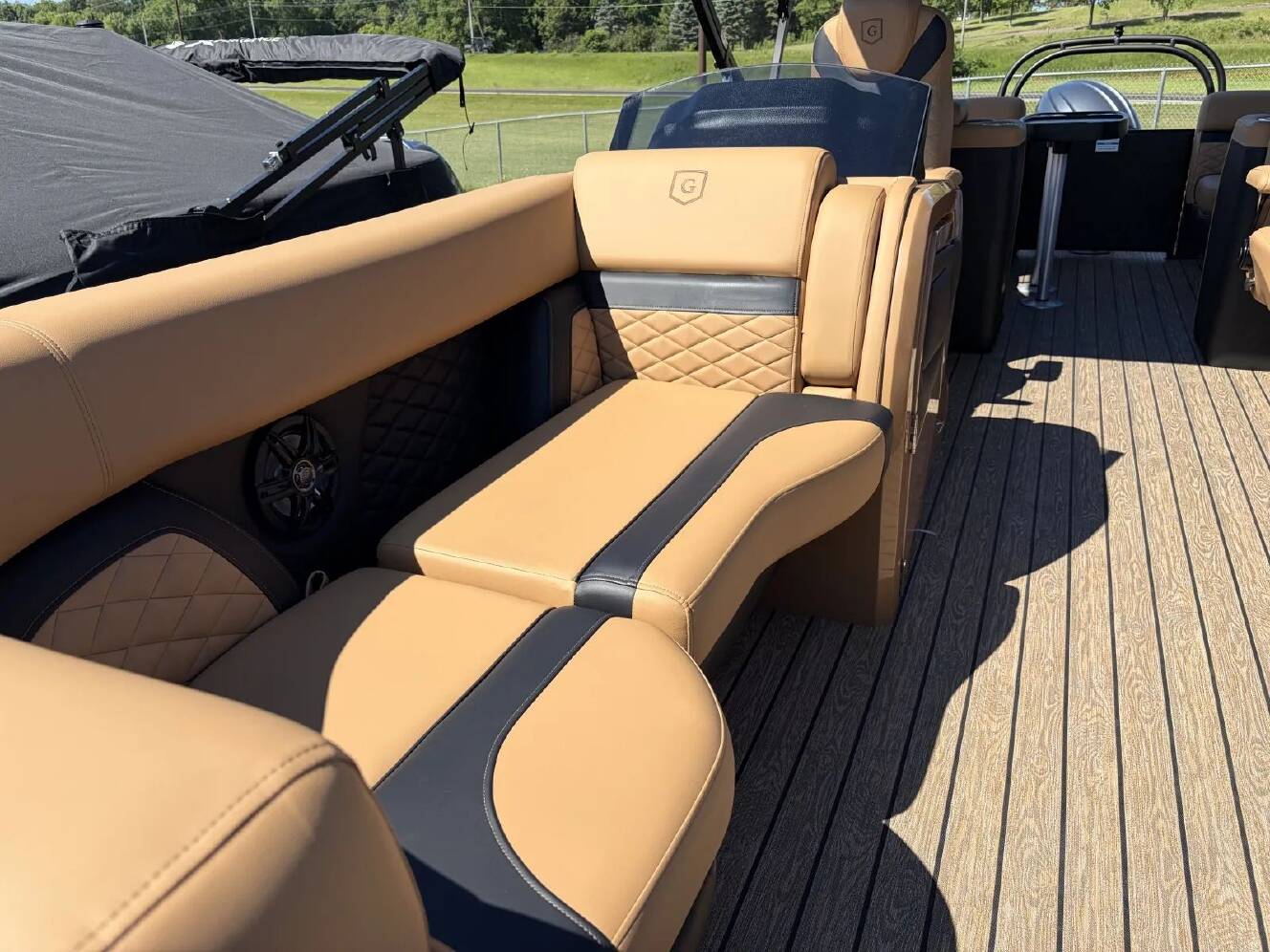 A photo of this 2027 Godfrey MONACO 235 SBC 150HP BUNK TRAILER