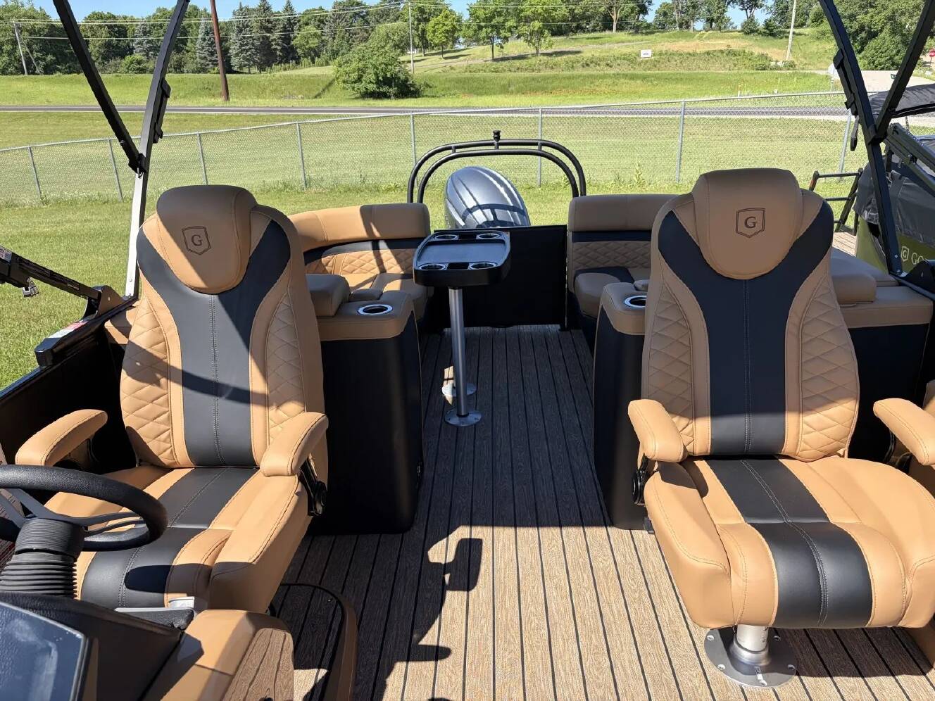 A photo of this 2027 Godfrey MONACO 235 SBC 150HP BUNK TRAILER