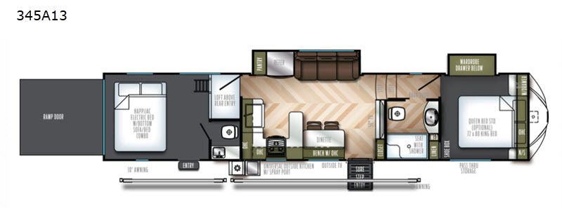 2019 Forest River Rv Vengeance 345A13 in junction city OR