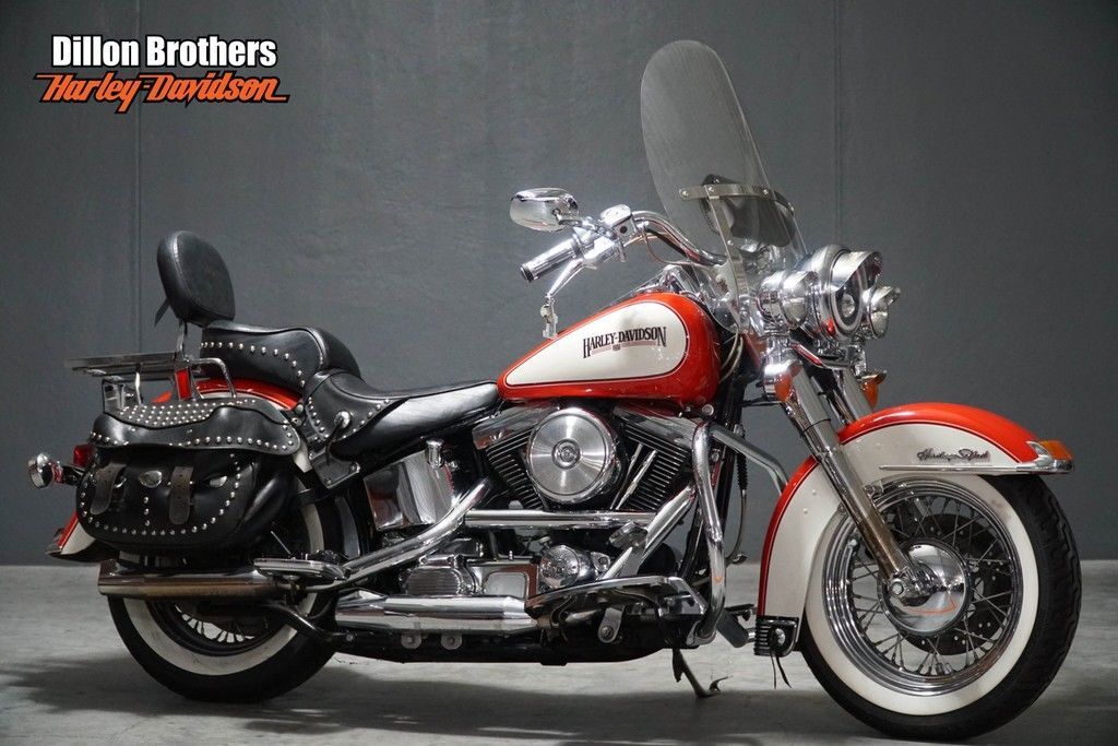 Red 1997 Harley-Davidson Heritage Softail Motorcycles For Sale