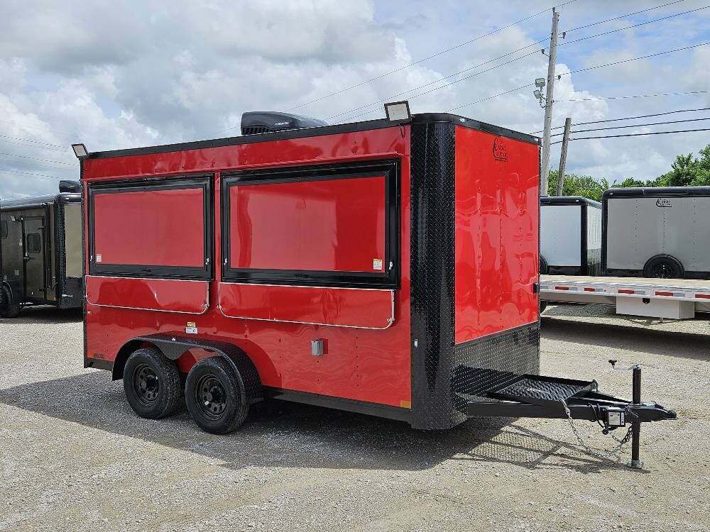 2025 CARGO CRAFT EV-7142 7x14 Dual Window Concession Trailer in Broken Arrow, OK