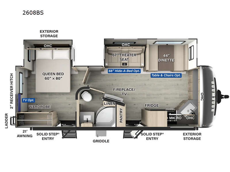 2025 Forest River Rv Rockwood Ultra Lite 2608BS in cullman AL