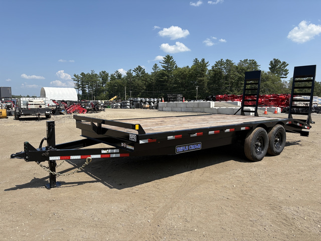 2026 TRIPLE CROWN 8.5X16+4 Deckover 14K Equipment Trailer W/Stand Up in Turner, ME