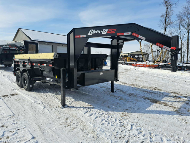 2026 LIBERTY TRAILERS LD 14K 83"X14' Gooseneck Telescopic With Hydro Jac in Frankfort, OH