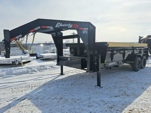 2026 LIBERTY TRAILERS LD 16K 83"X16' Gooseneck Telescopic With Hydro Jac in Frankfort, OH