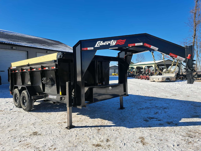 2026 LIBERTY TRAILERS LD 83"X14' GN Telescopic High Side W/ Hydro Jack in Frankfort, OH