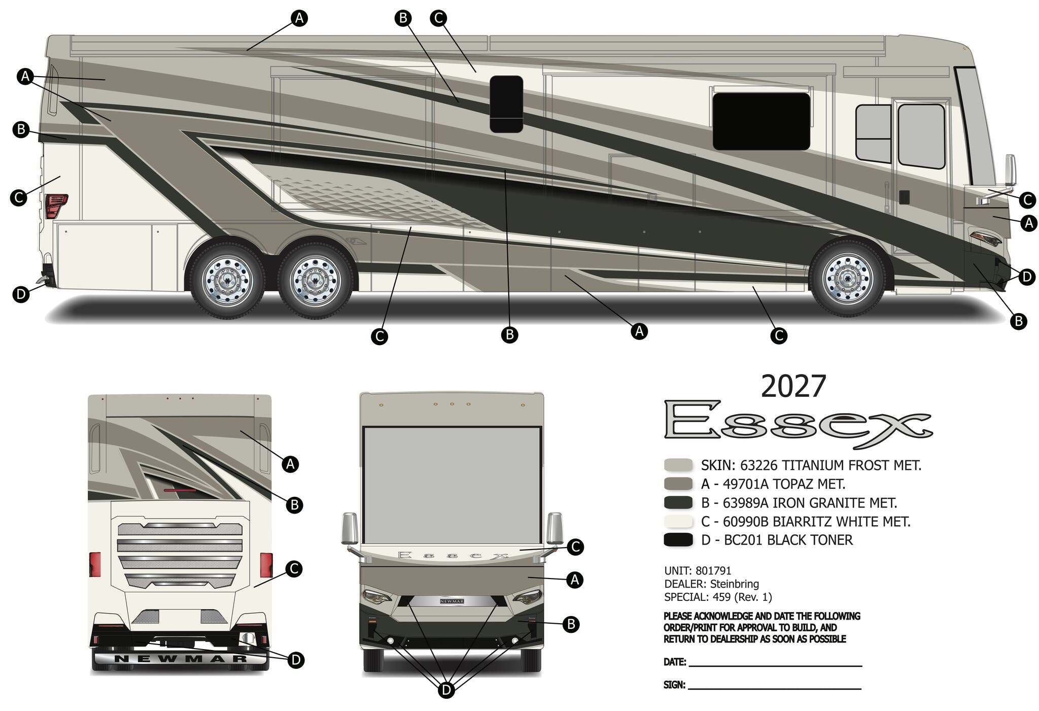 2027 Newmar Essex 4551 in garfield MN