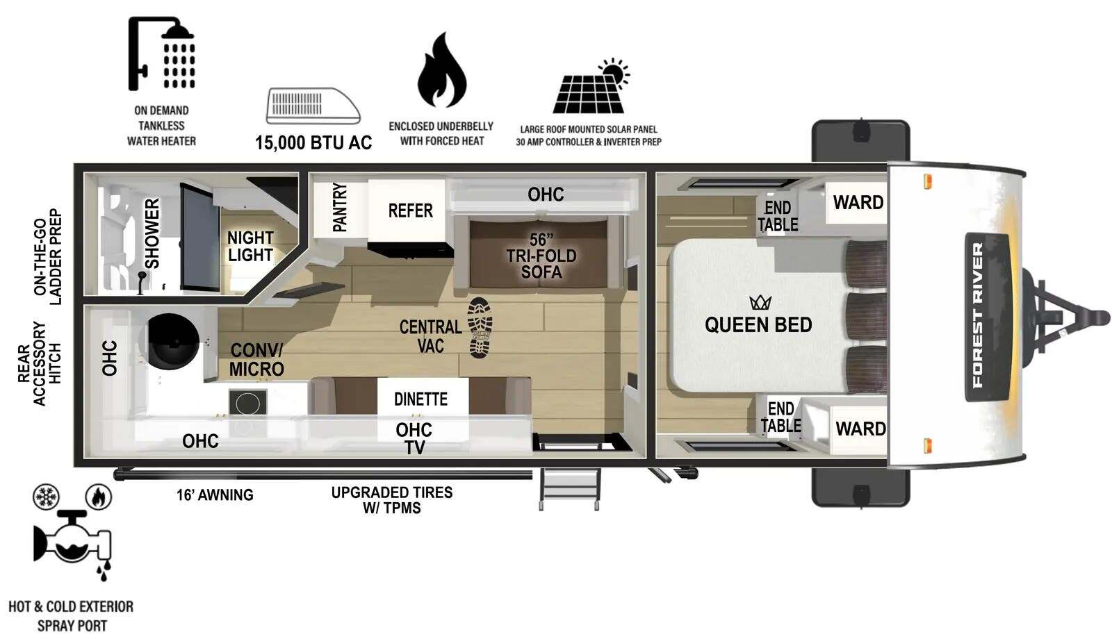 2026 Forest River R-Pod RP-205 in rice TX