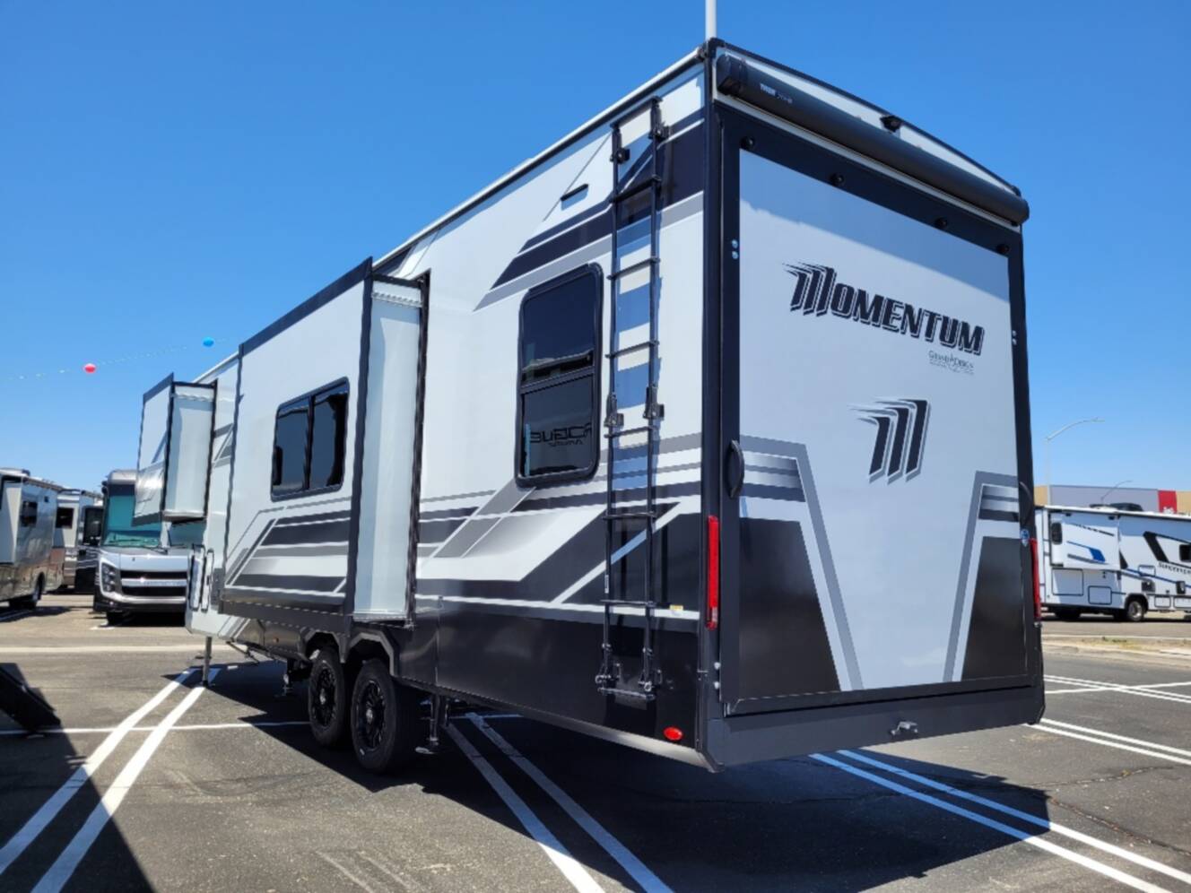 A photo of this 2026 Grand Design Momentum G-Class 325G