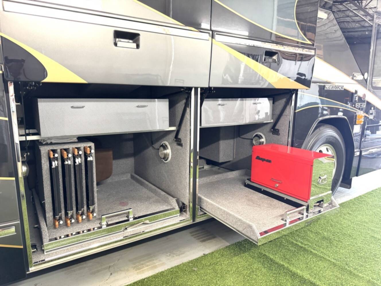 A photo of this 2005 Prevost LIBERTY ELEGANT LADY H 3 45 DOUBLE SLIDE