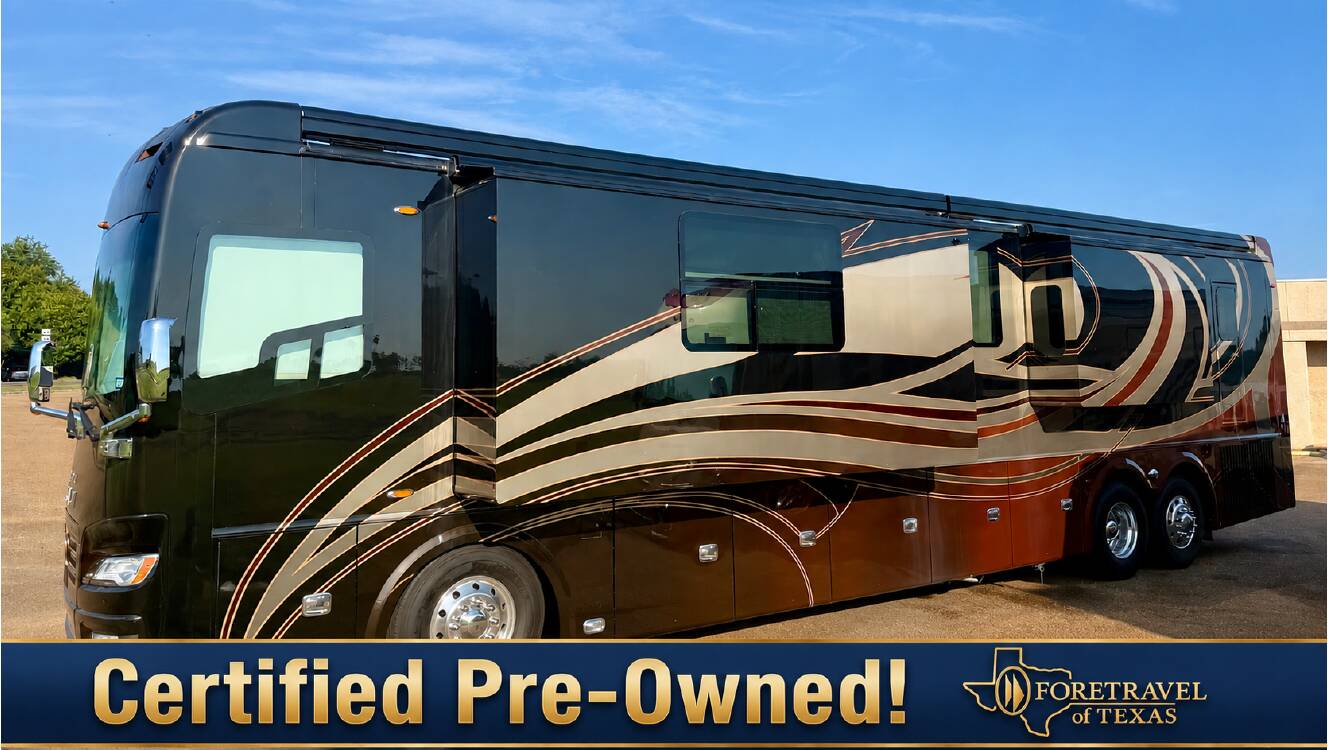 A photo of this 2022 Foretravel REALM FS605 LV3