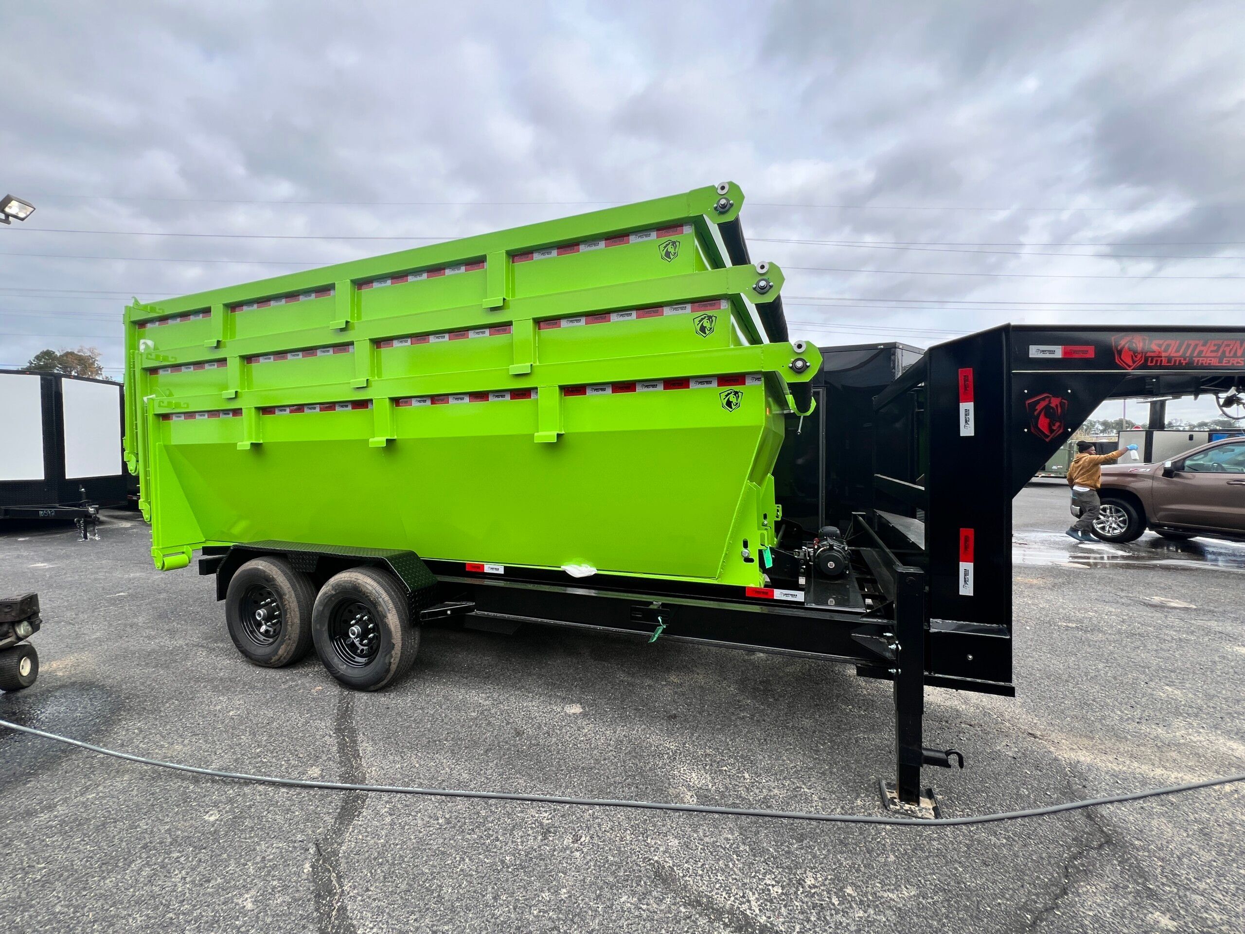 2026 7 X 15 TA Southern Utility | Gooseneck Roll-Off Dump Trailer in Douglas, GA