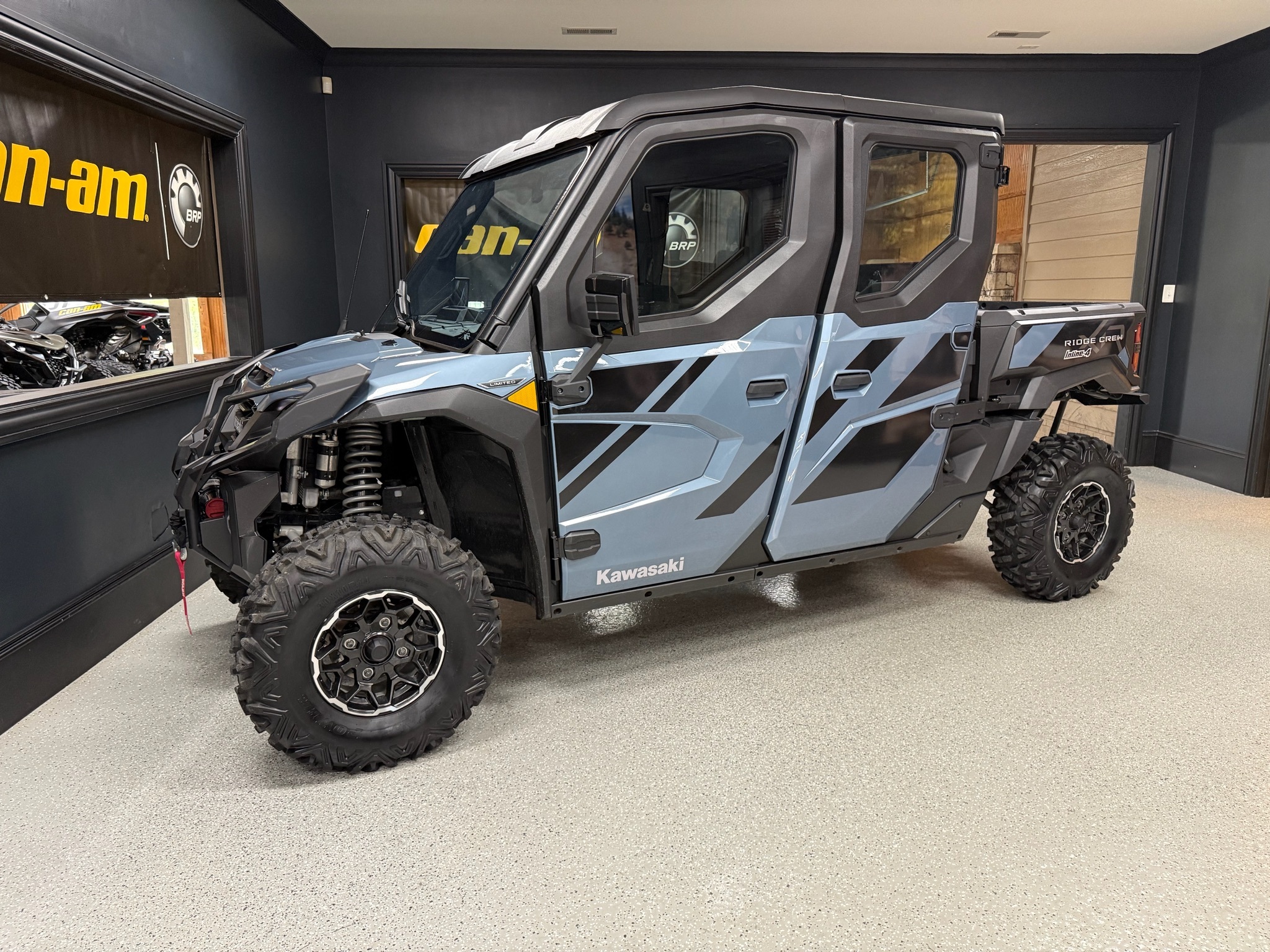 2025 Kawasaki RIDGE® XR CREW Limited HVAC in iron station NC