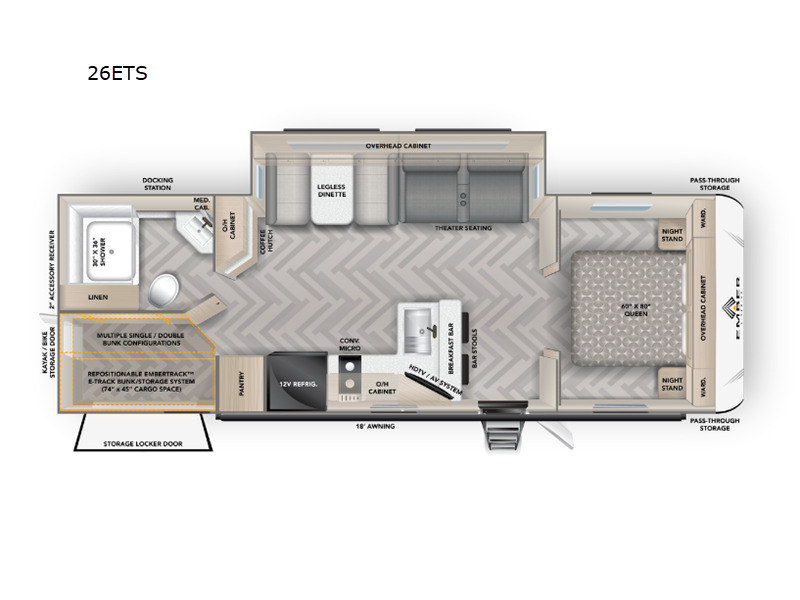 2024 Ember Rv E-SERIES 26ETS RV