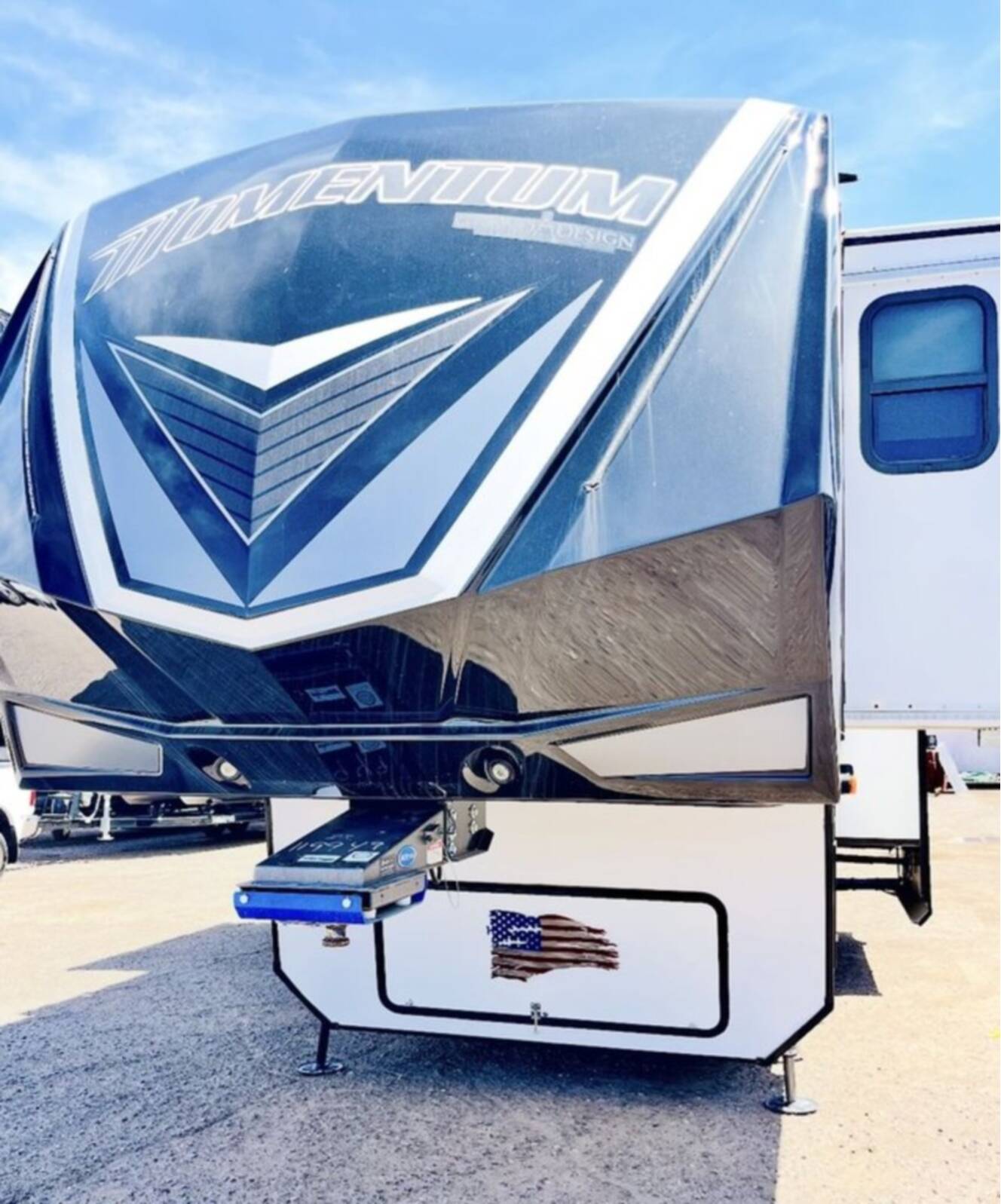 A photo of this 2021 Grand Design Momentum 376THS
