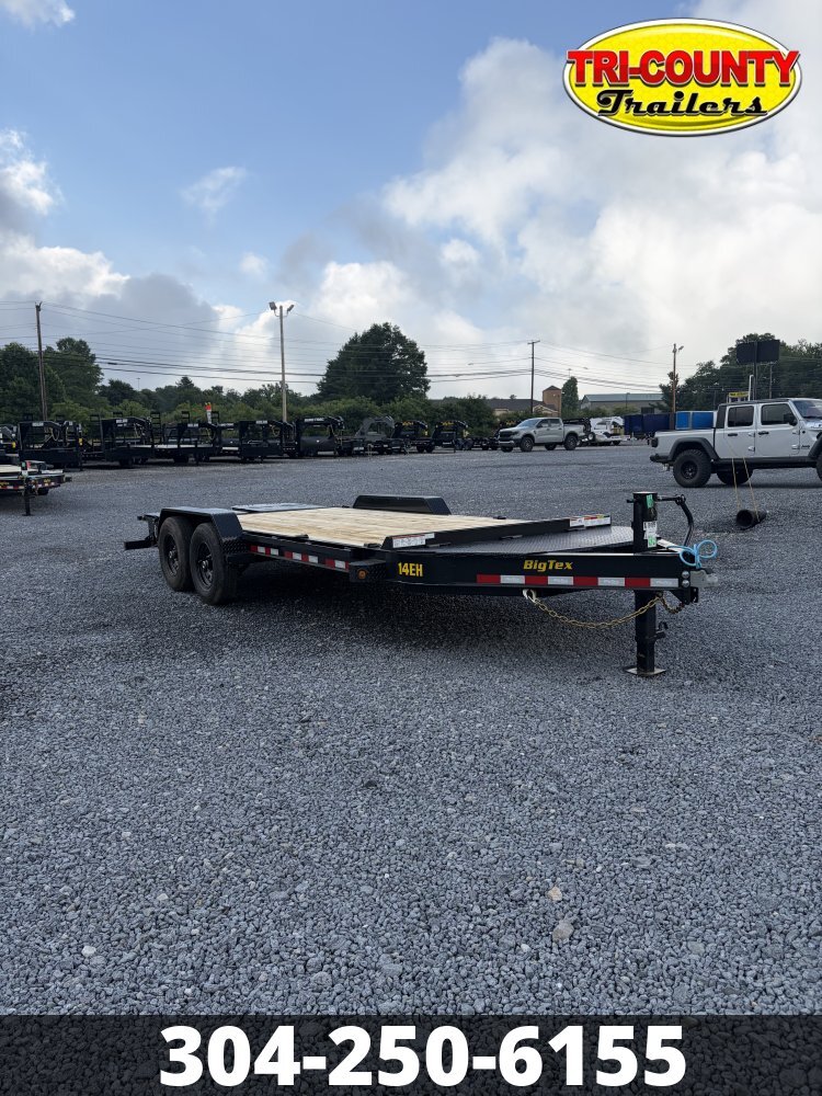 2027 Big Tex 14EH 7X18 15.4K EQUIPMENT W/MEGA RAMPS DOVETAIL in Beaver, WV