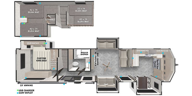 2026 Forest River Salem Villa 42FK in spring TX