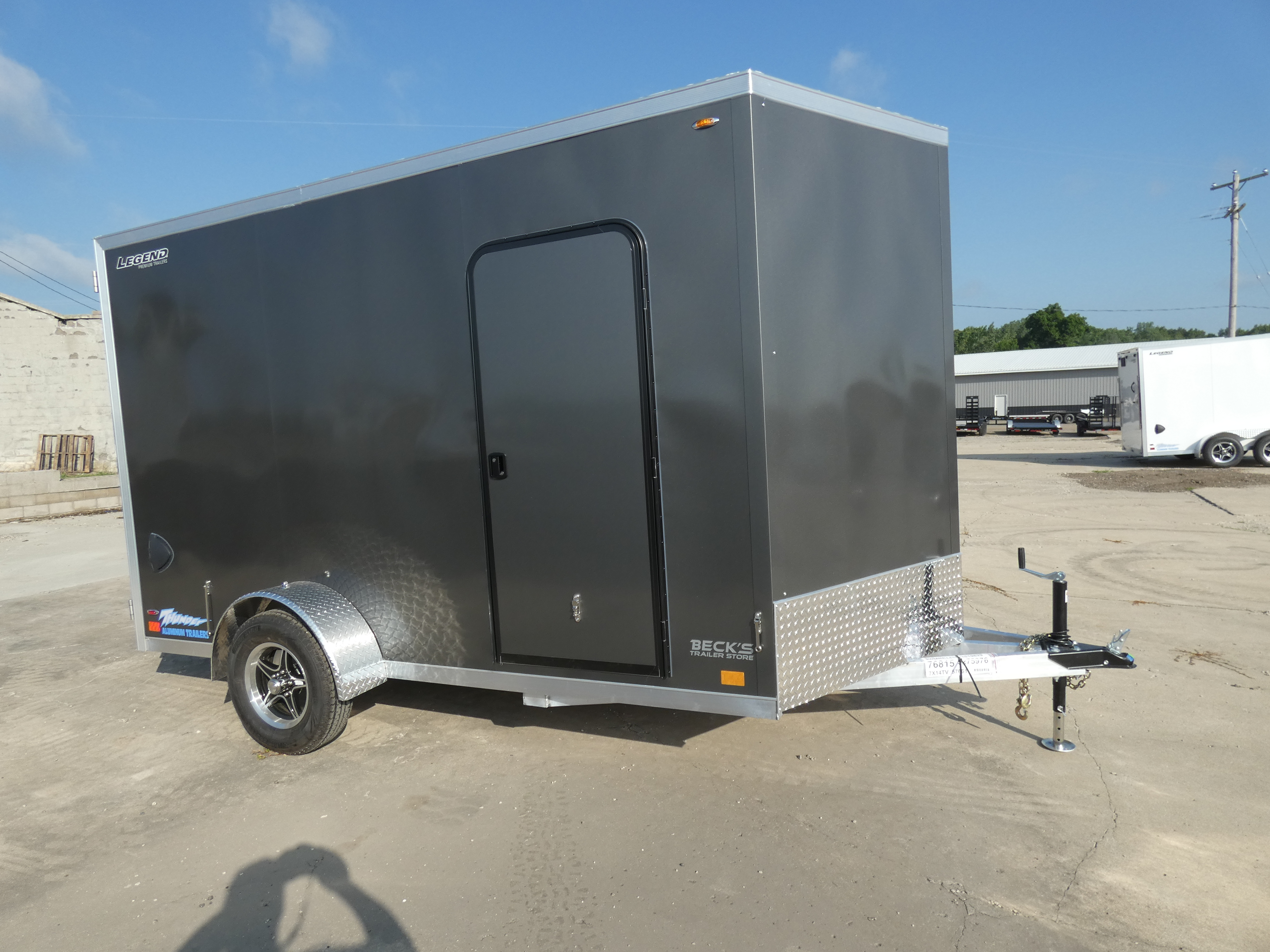 2027 Legend Trailers Thunder V-Nose Single Axle 7' x 14' Aluminum Enclosed C in Saint Johns, MI