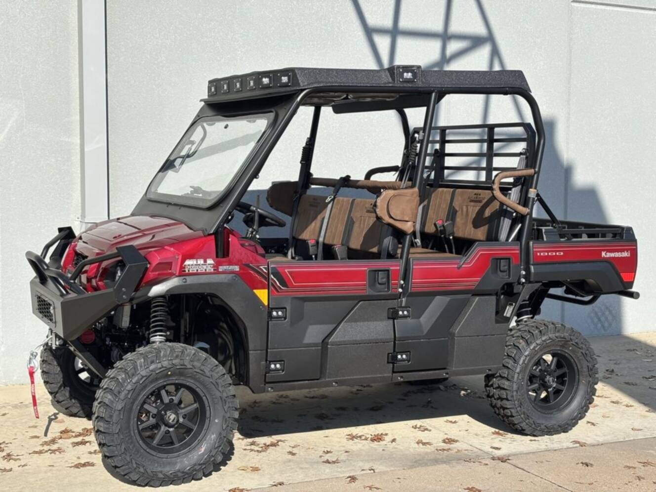 A photo of this 2026 Kawasaki Mule PRO-FXT 1000 Platinum Ranch Edition