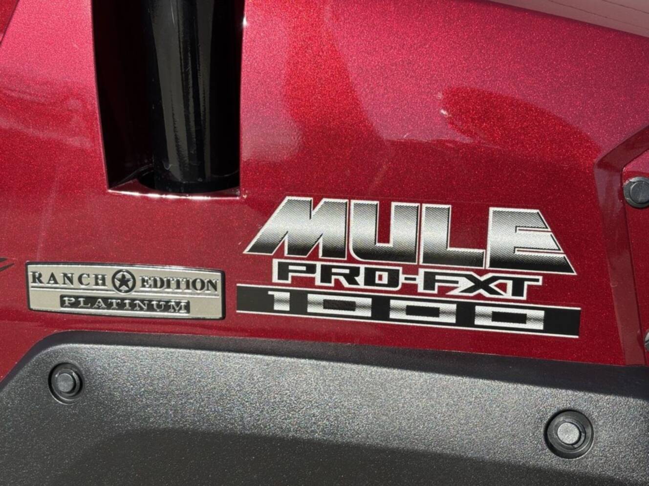 A photo of this 2026 Kawasaki Mule PRO-FXT 1000 Platinum Ranch Edition